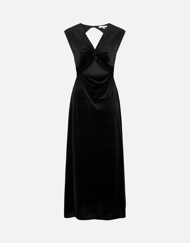 Marin Velvet Dress in Black