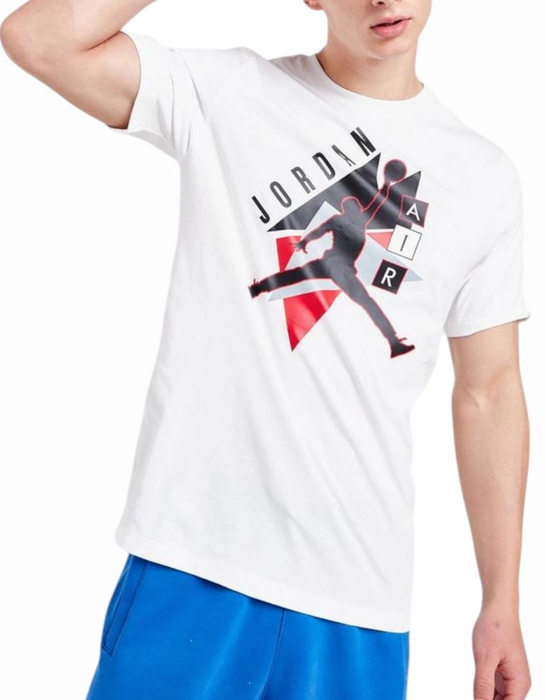 FD7301 AIR JORDAN Graphic Mens Crew Neck T Shirts Athletic Cotton Retro Tee