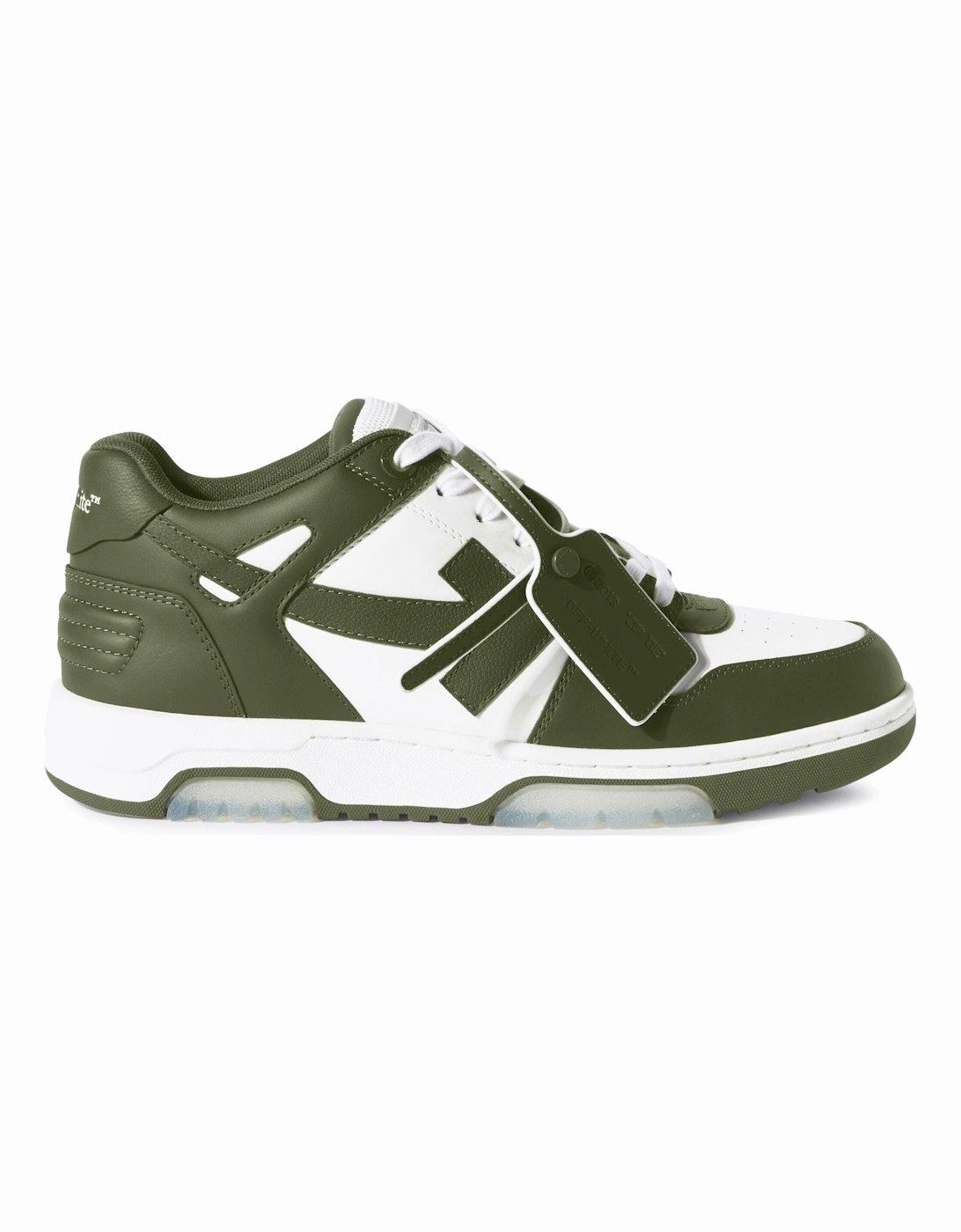 Out of Office Low Top Trainers in Dark Green/White, 6 of 5