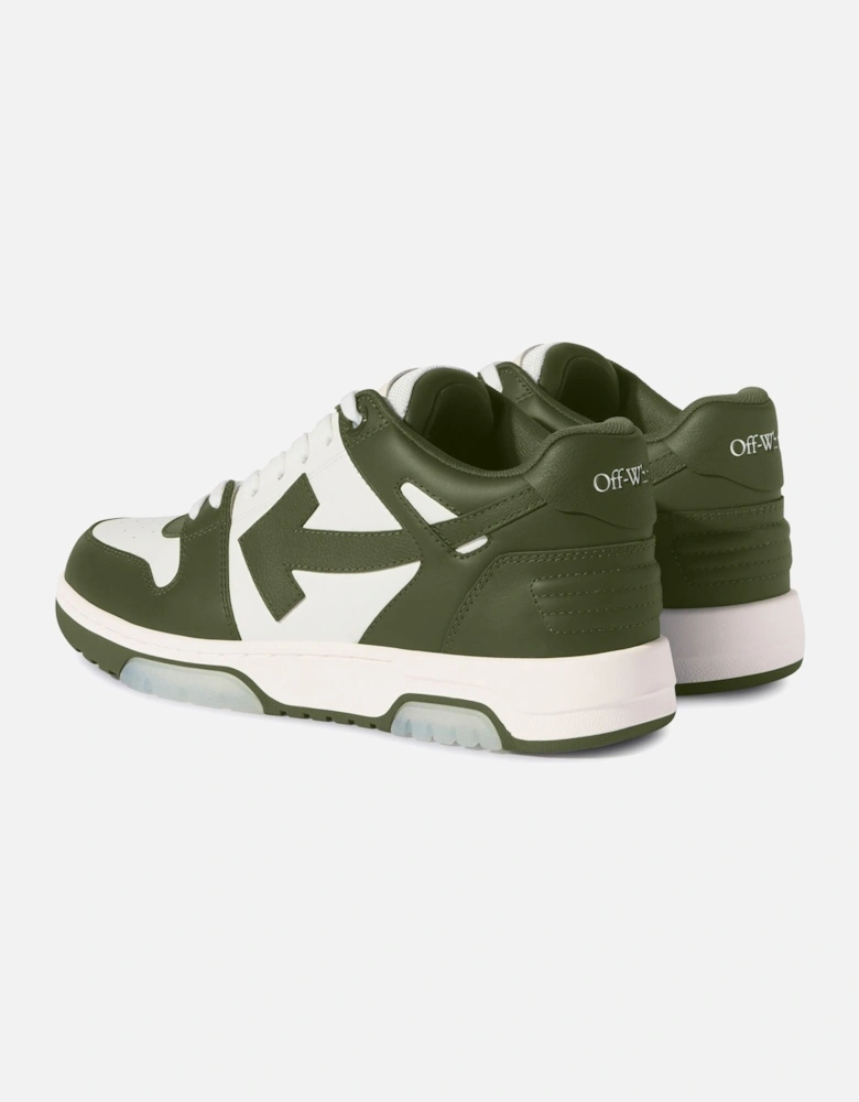 Out of Office Low Top Trainers in Dark Green/White