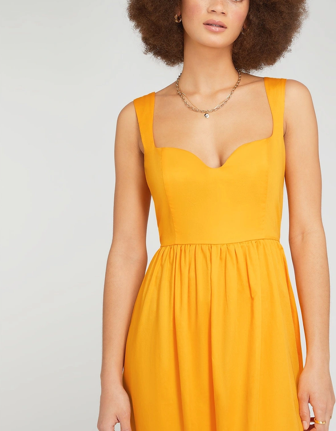 Winslow Midi Dress in Orange