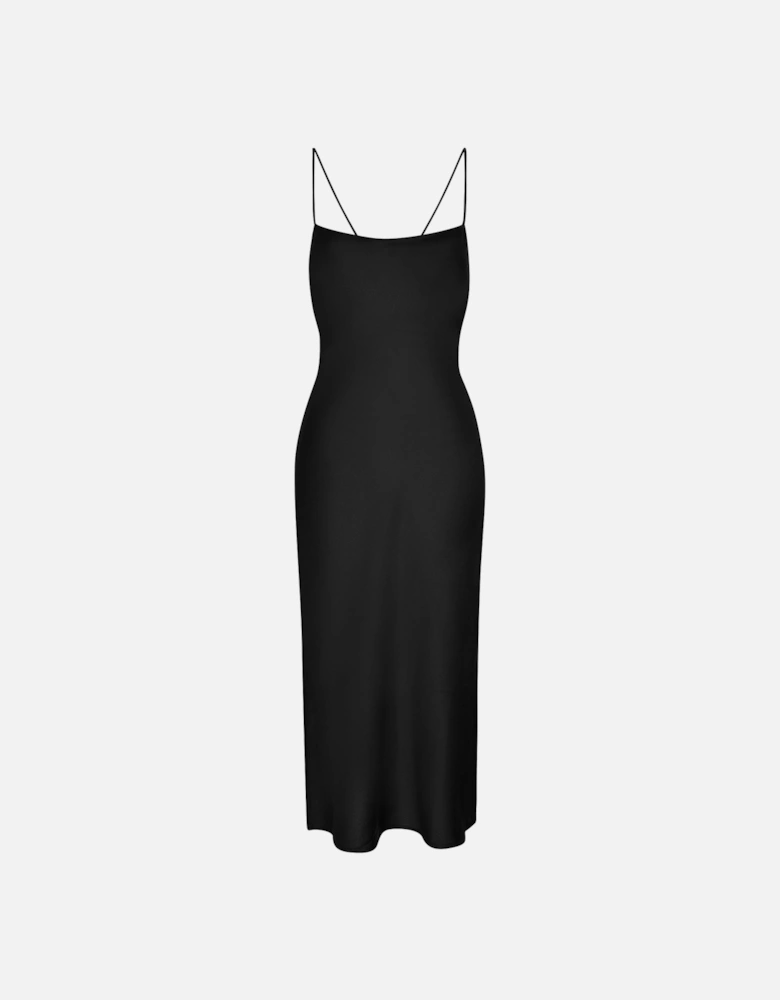 Riviera Midi Dress in Black
