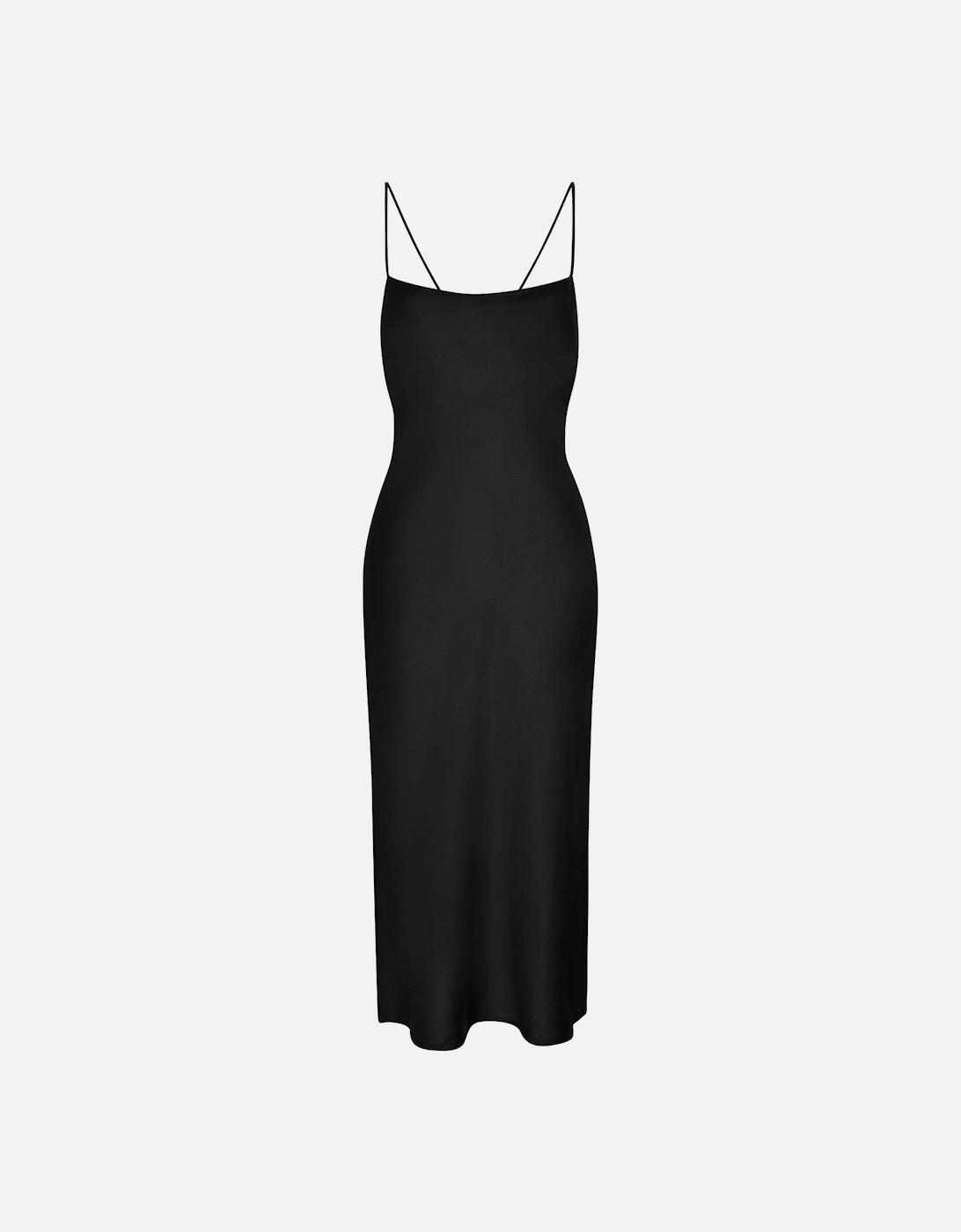 Riviera Midi Dress in Black