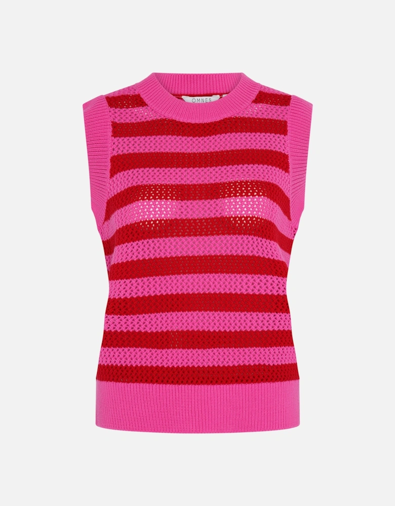 Bobbi Stripe Cotton Vest
