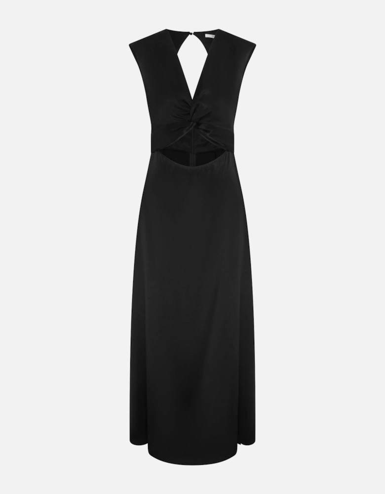 Marin Twist Front Dress in Black