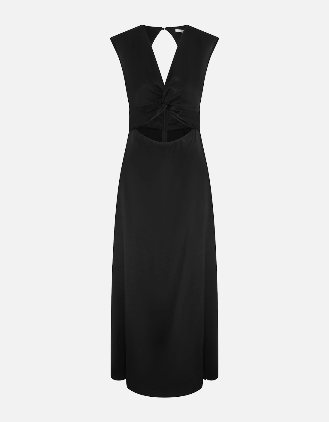 Marin Twist Front Dress in Black