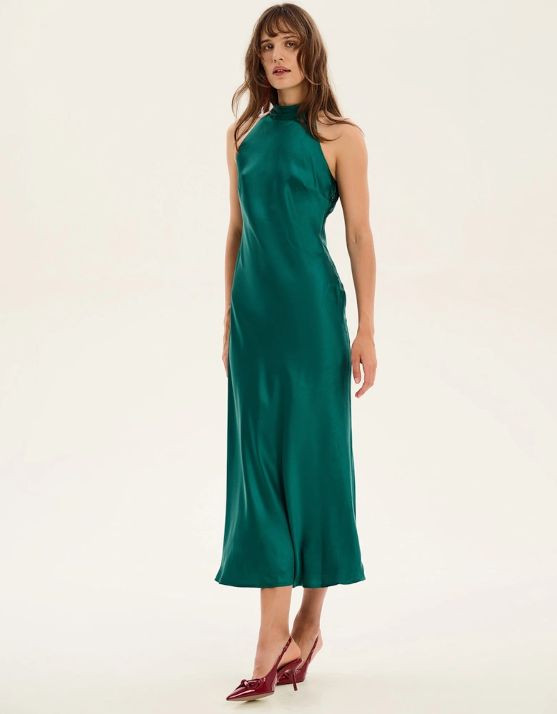 Seychelles Dress in Alpine Green