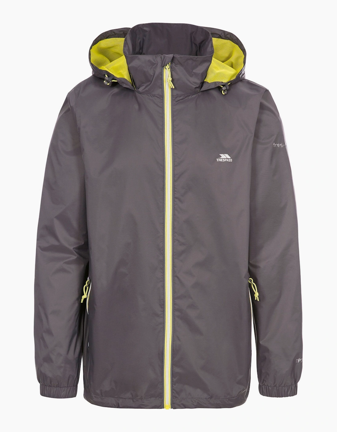 Trespass Men's Black/Grey Briar Waterproof Jacket - : 44/Regular Xxl