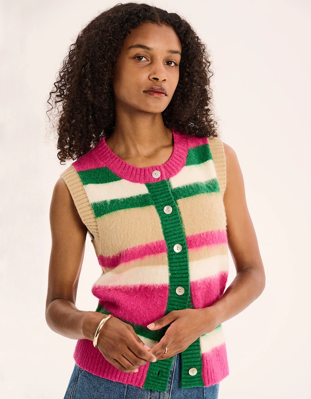 Matilda Multi Stripe Vest