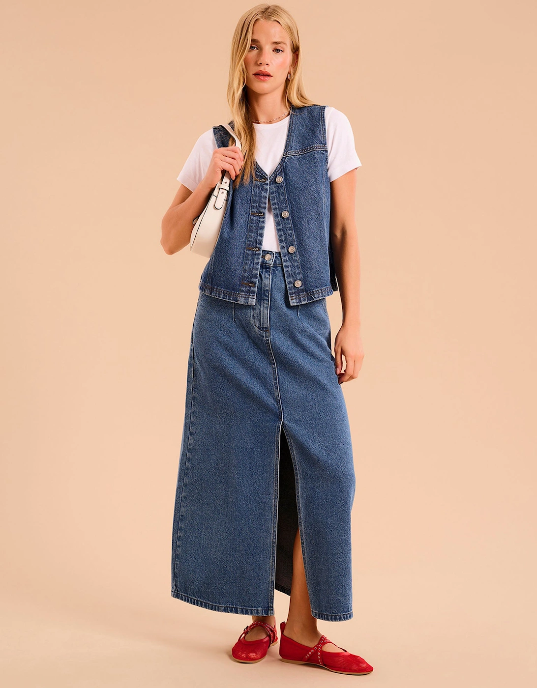 Talena Denim Waistcoat, 5 of 4