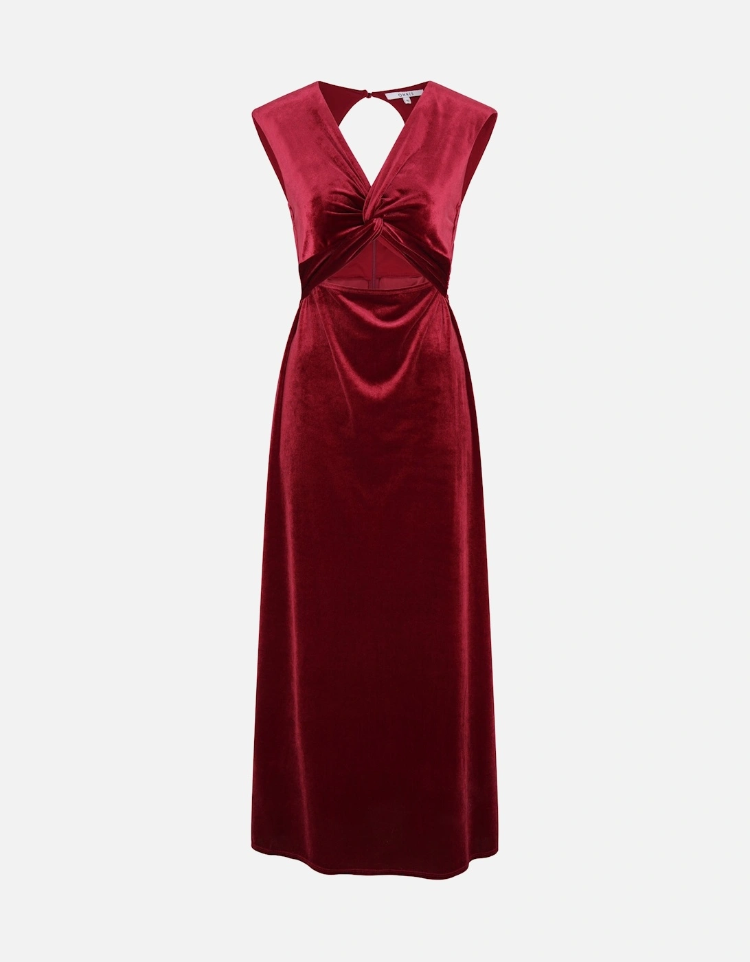 Marin Velvet Dress in Red