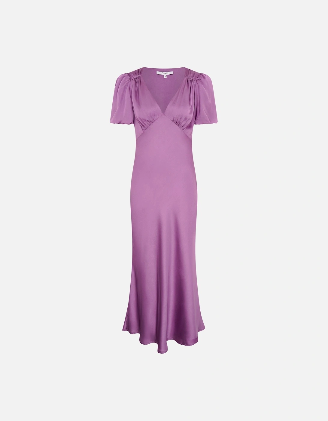 Rosie Puff Sleeve Dress in Lavender