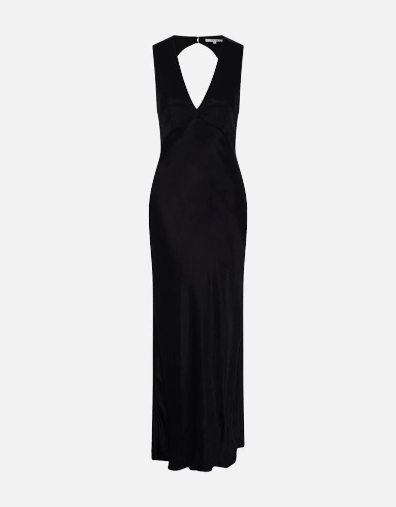 Nova Tie Back Dress in Black