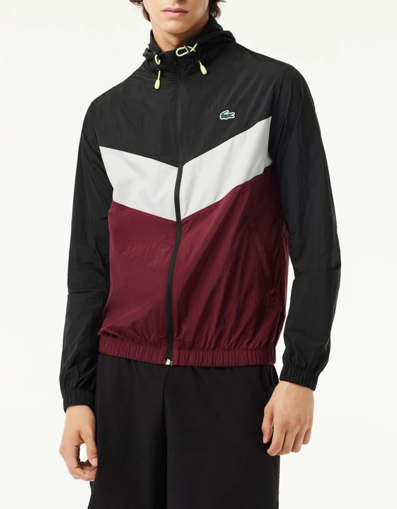 Water Resistant Packaway Zipped Sport Jacket