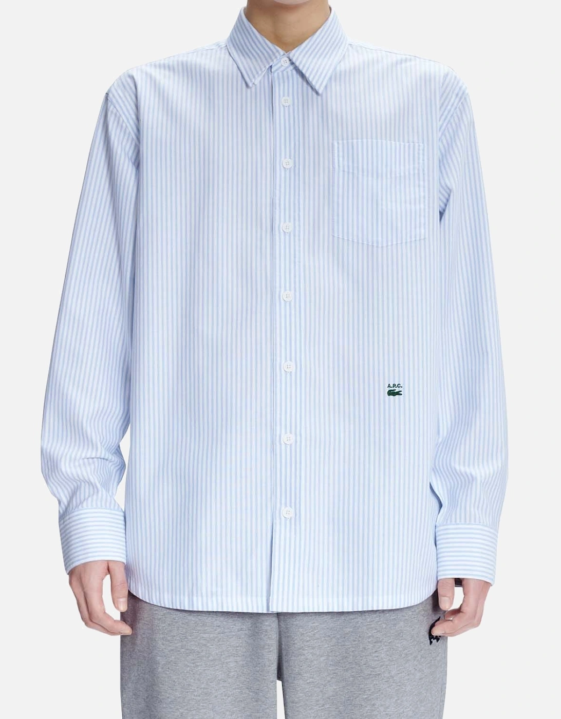 x A.P.C. Striped Cotton Shirt