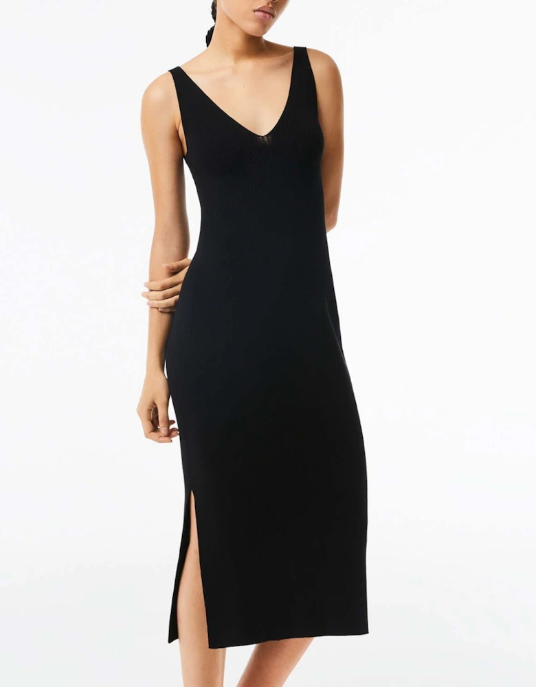 Sleeveless Knit Midi Dress