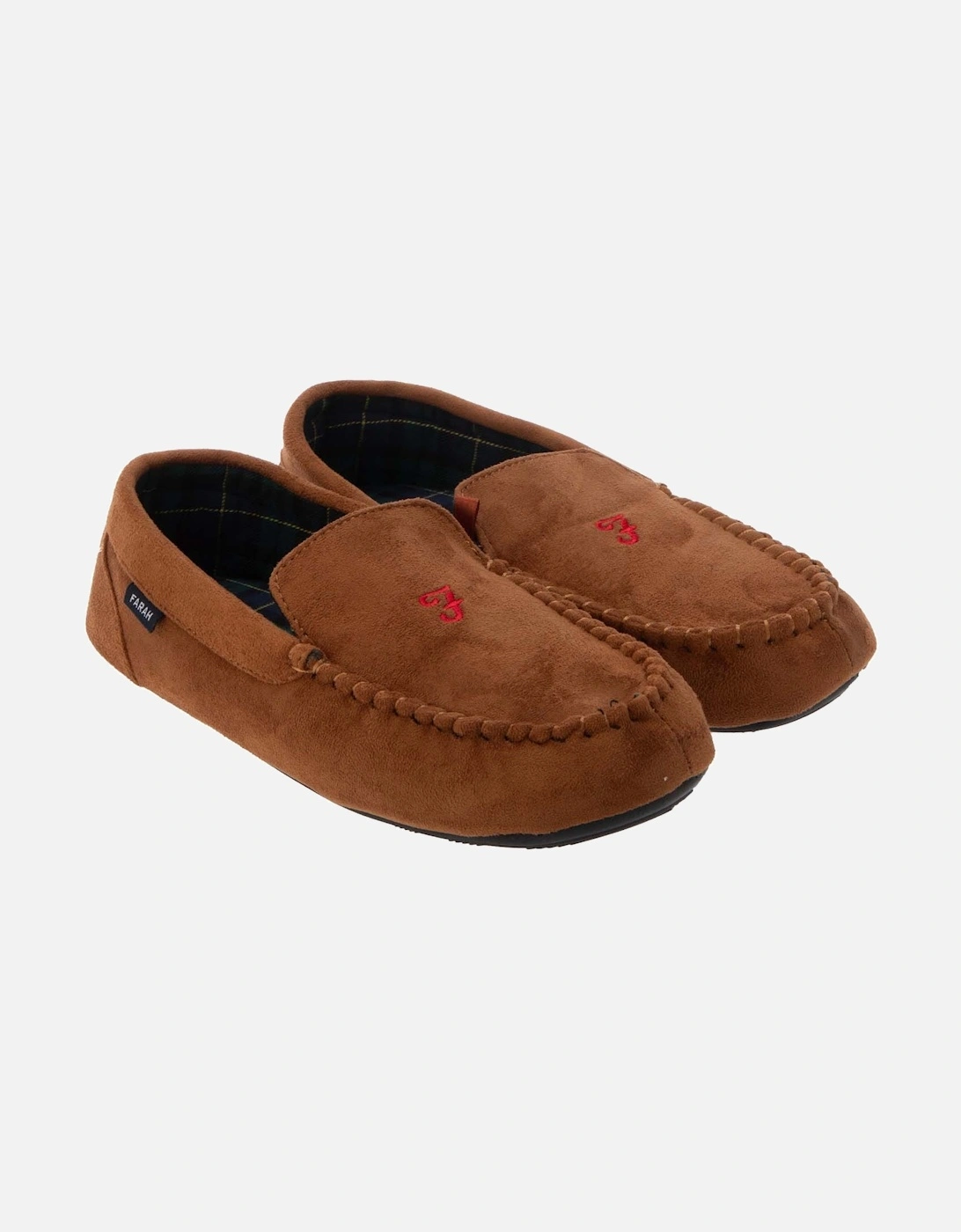 Mens Nicken Moccasin Slippers, 4 of 3