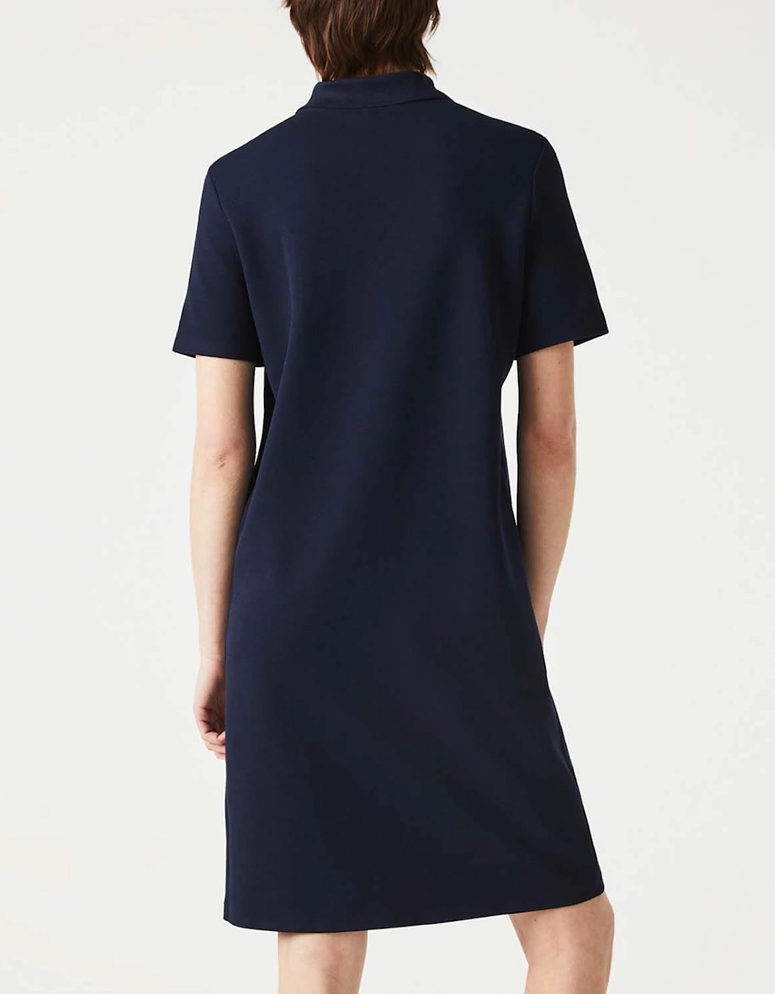 Stretch Cotton Piqué Polo Dress