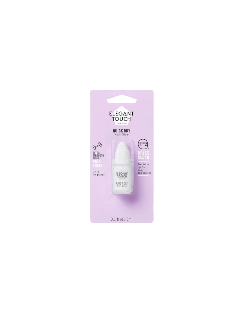 Quick Dry Nail Glue 3ml - Elegant Touch