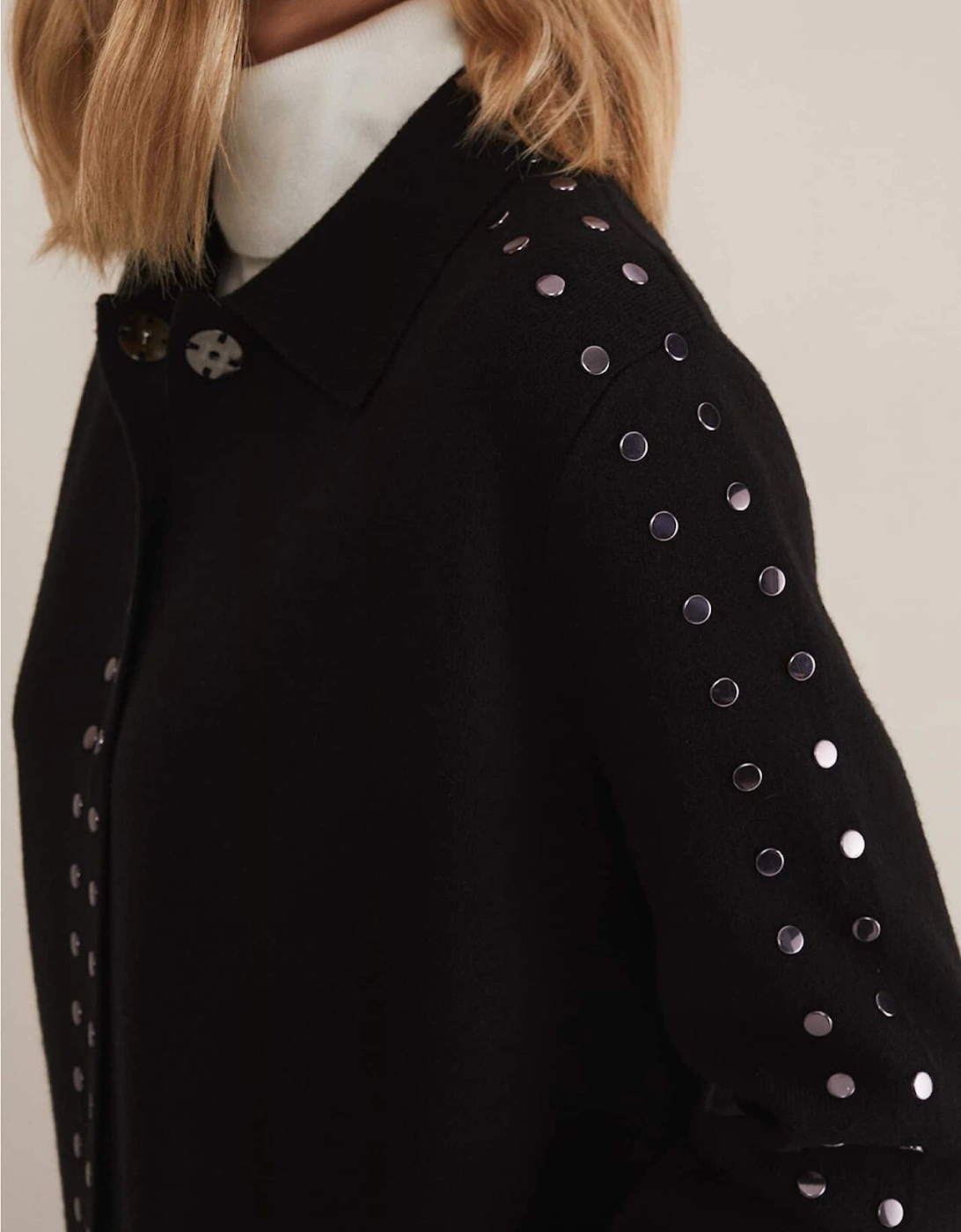 Cassidy Black Knitted Coat