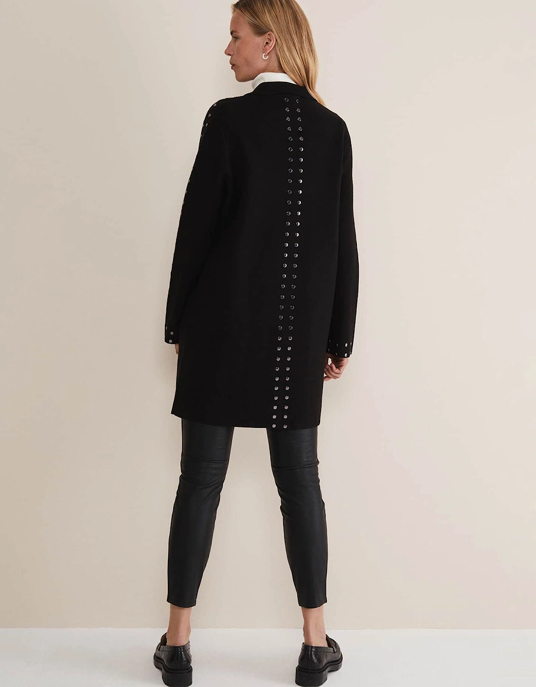 Cassidy Black Knitted Coat