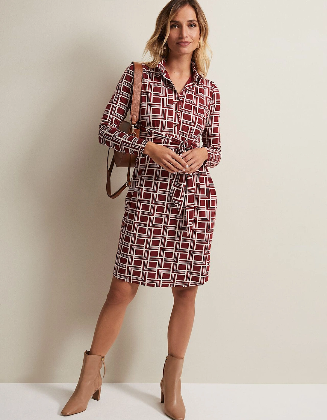 Montana Geo Shirt Shift Dress