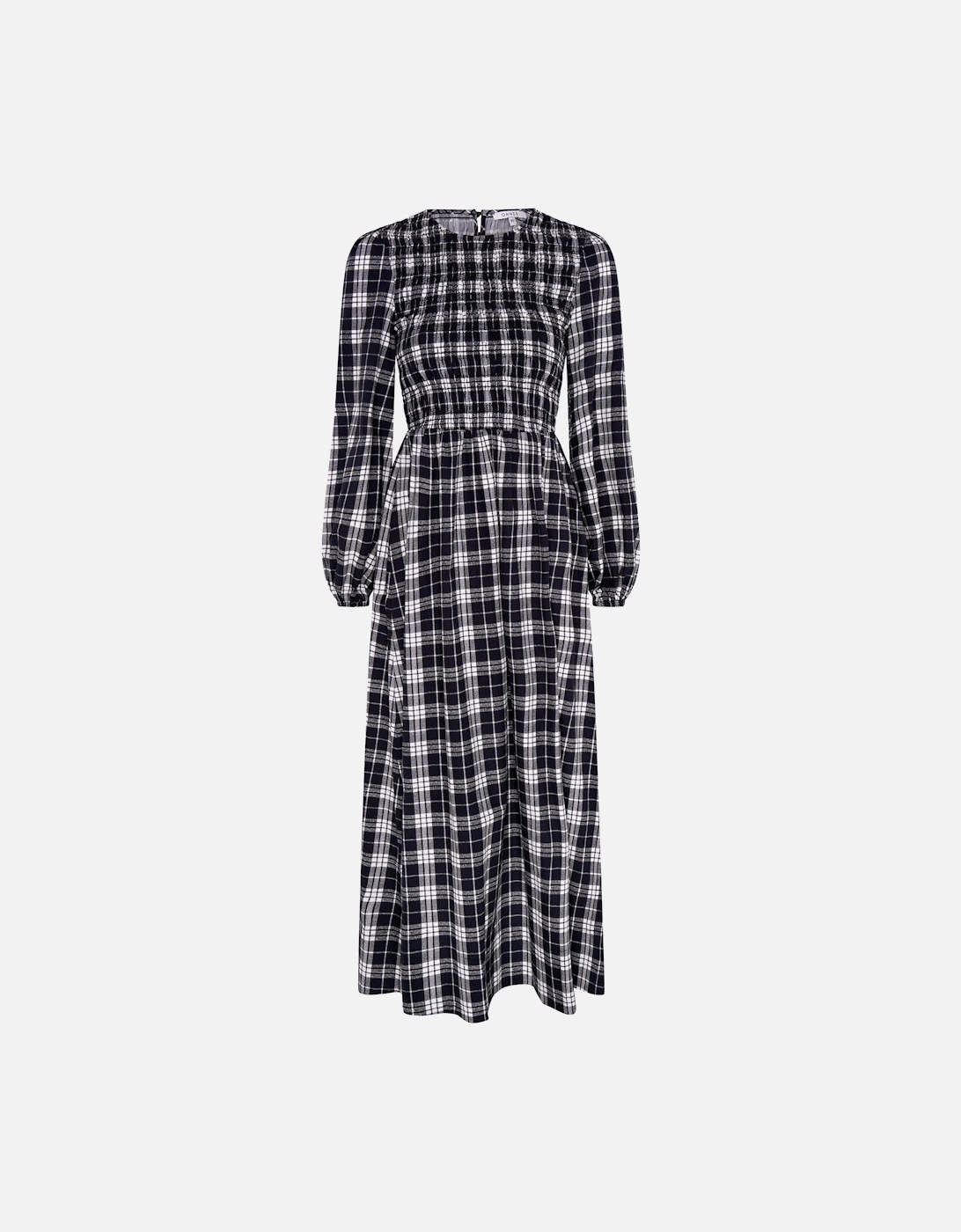 Saint Dress in Mono Check