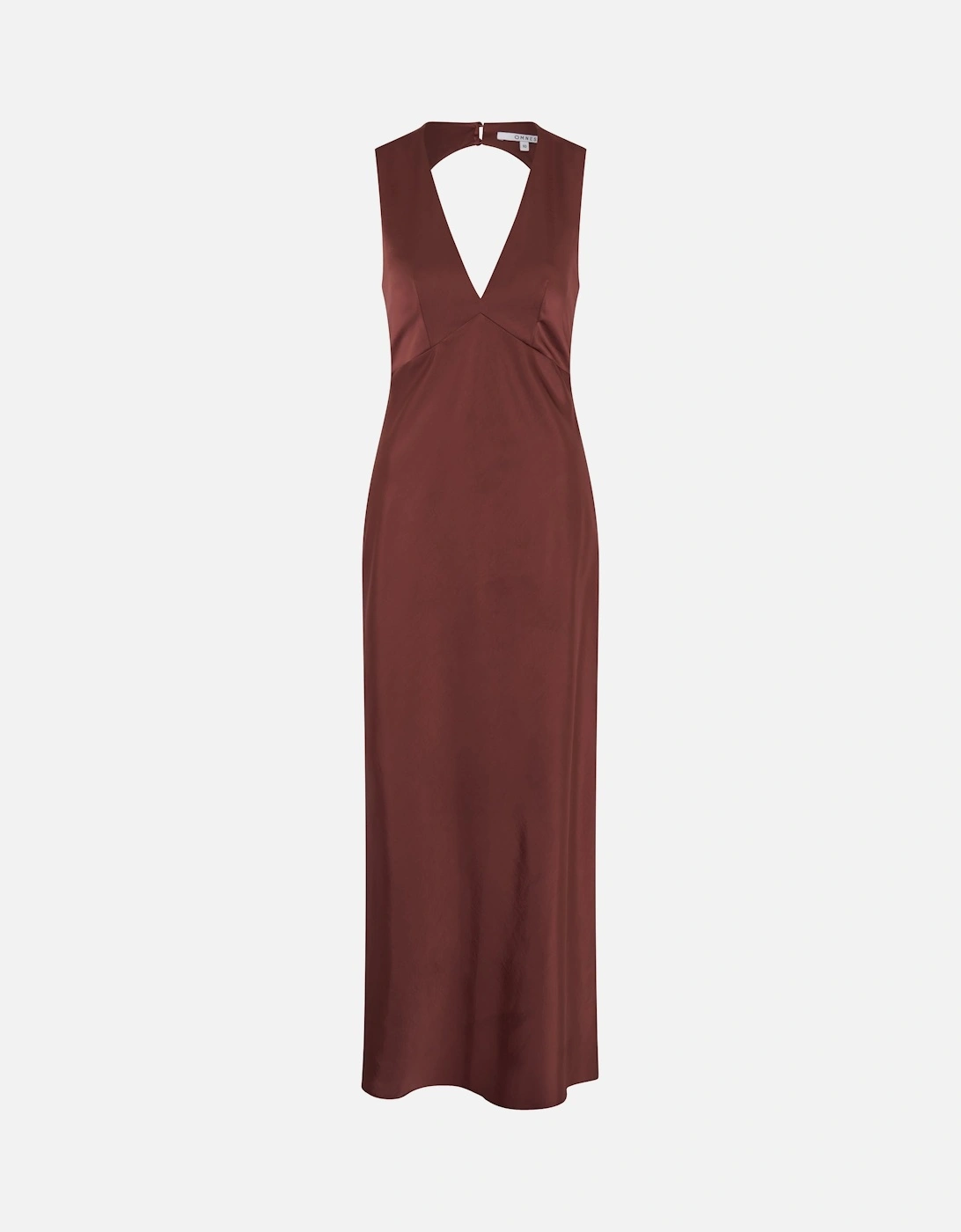Nova Tie Back Dress in Chocolate