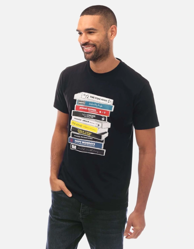 Mens Cassettes Printed T-Shirt