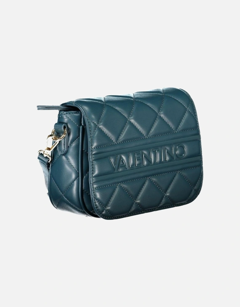 Leather Quilted Shoulder Bag with Chain Strap Women - Green Handbags