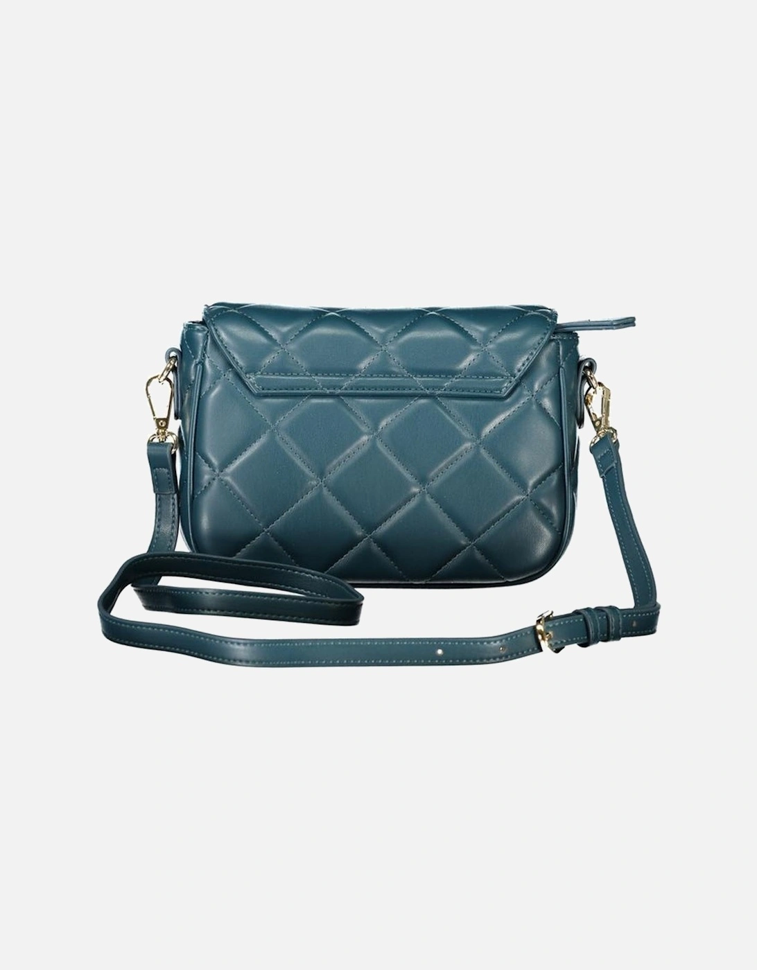 Leather Quilted Shoulder Bag with Chain Strap Women - Green Handbags