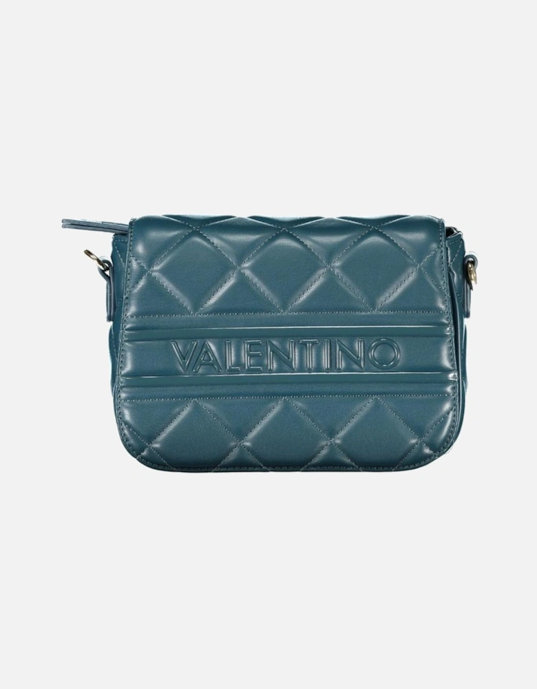 Leather Quilted Shoulder Bag with Chain Strap Women - Green Handbags