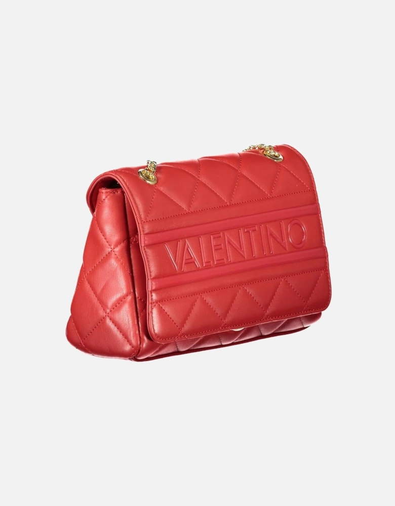 Leather Panel Biker Jacket Women - Red Handbags