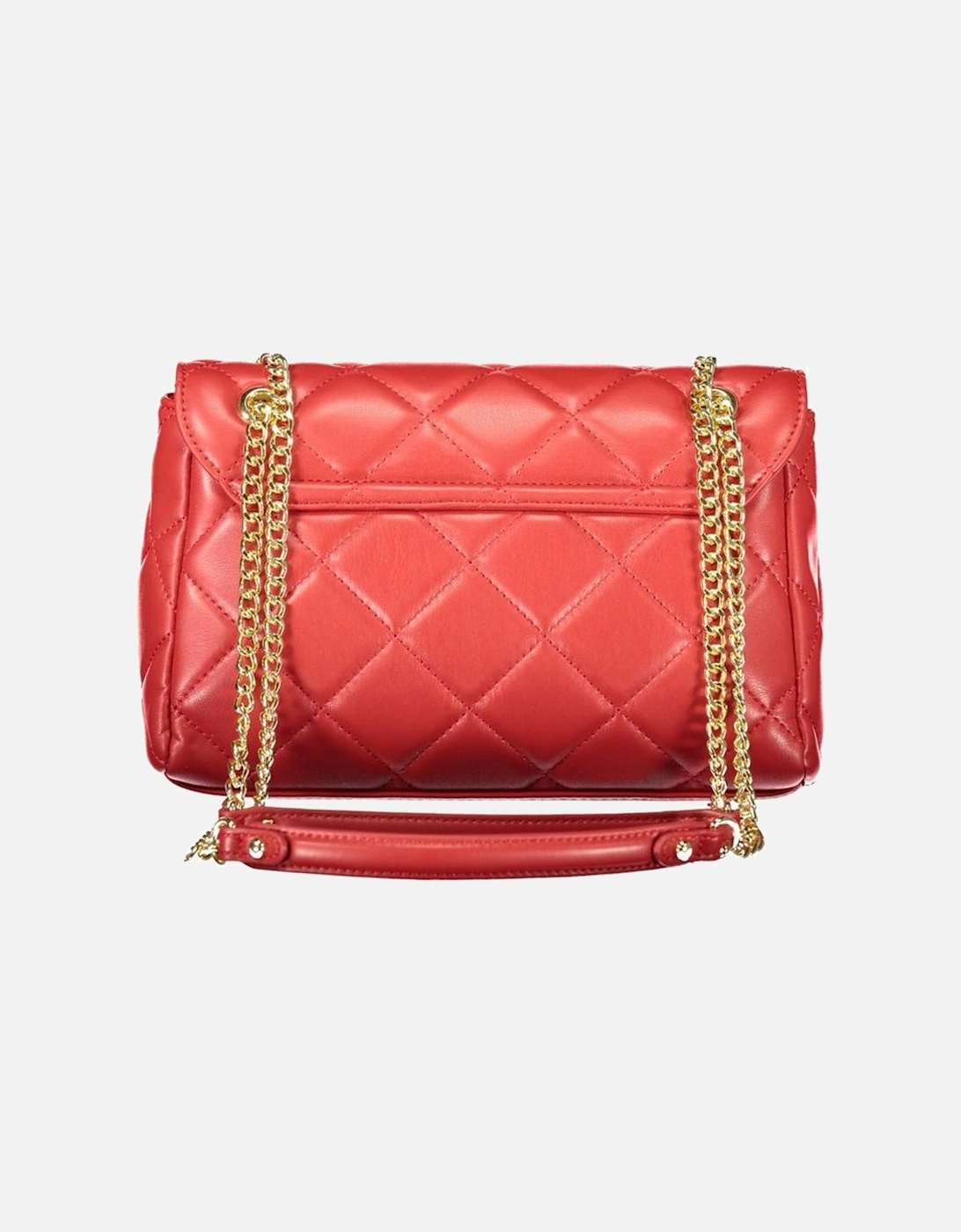 Leather Panel Biker Jacket Women - Red Handbags