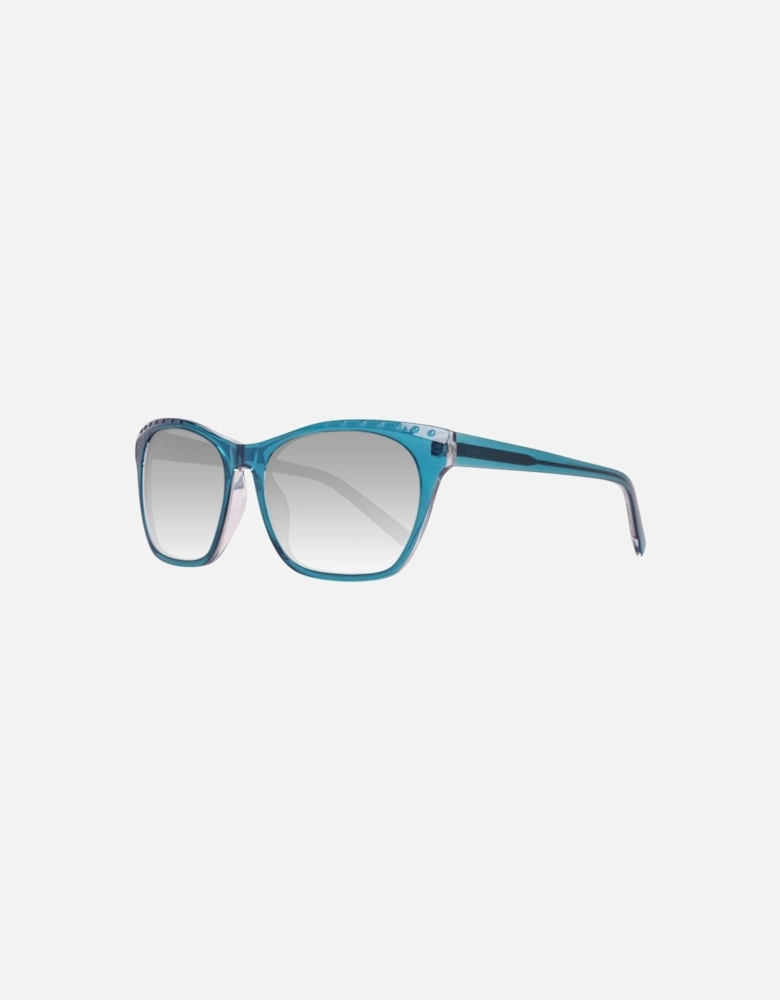 Resin Sunglasses with Grey Lenses Women - Blue