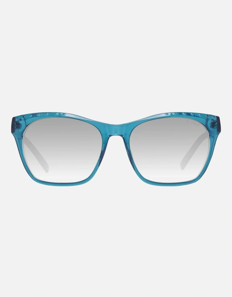 Resin Sunglasses with Grey Lenses Women - Blue