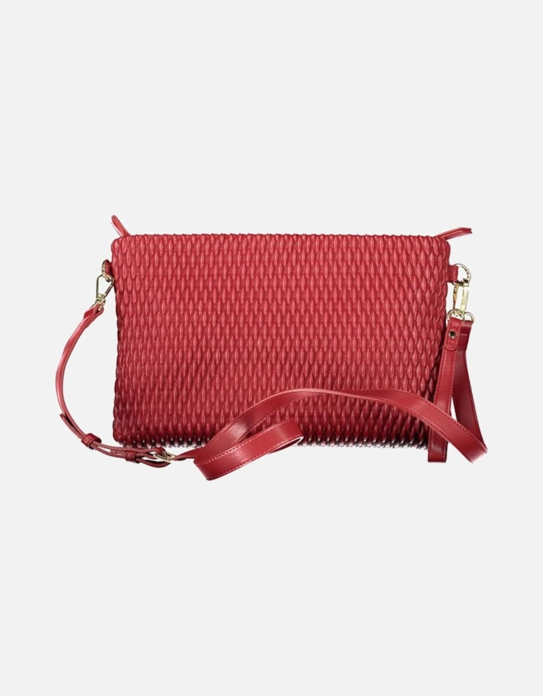 Leather Quilted Shoulder Bag Women - Red Handbags