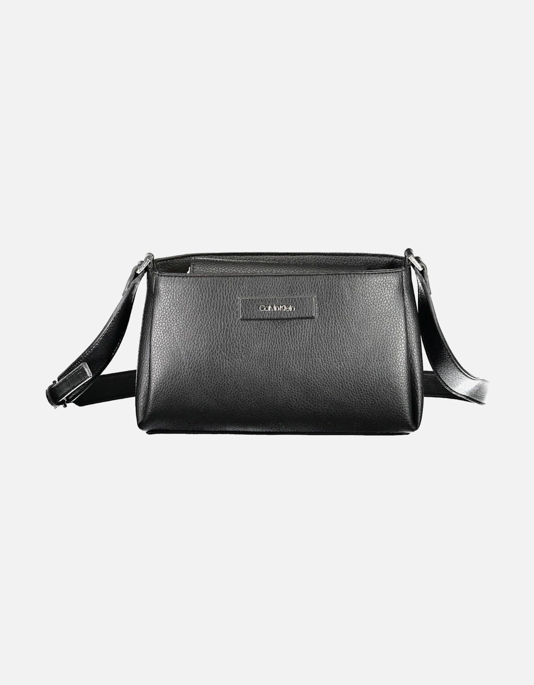 Recycled Polyester Shoulder Bag with Adjustable Strap Women - Black, 4 of 3