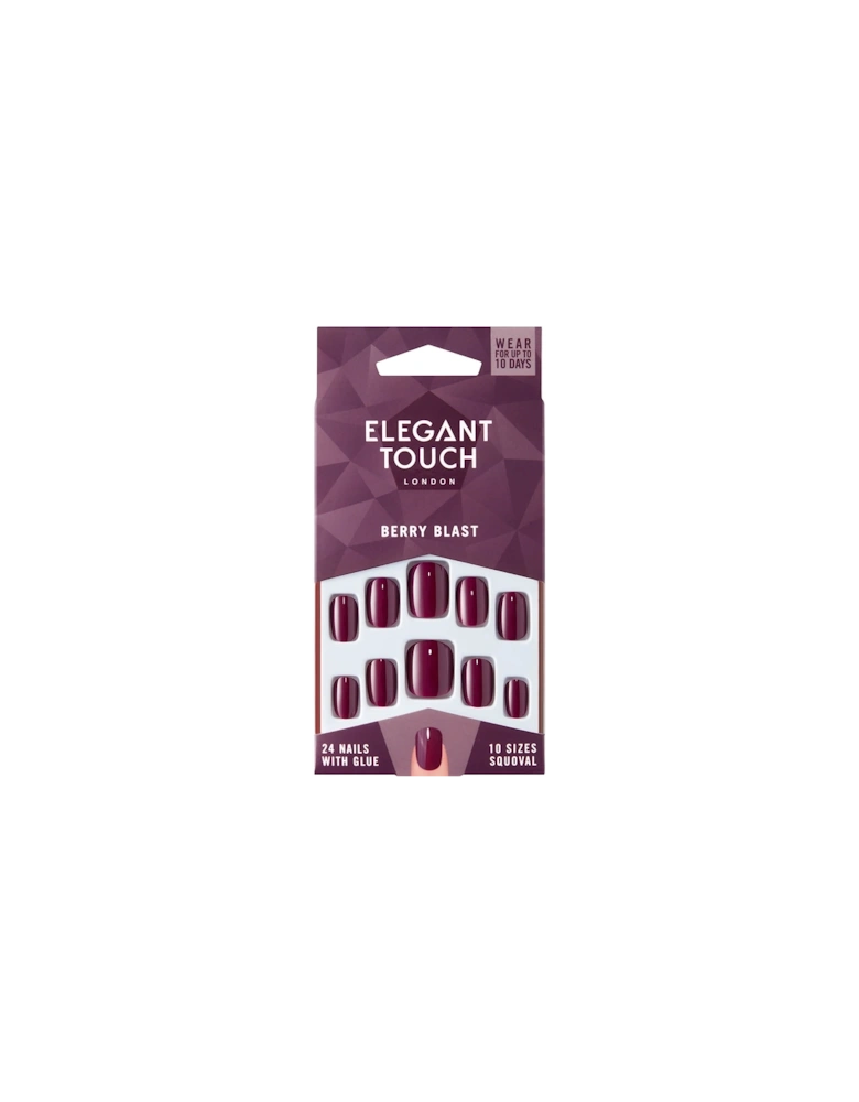 Berry Blast Nails - Elegant Touch