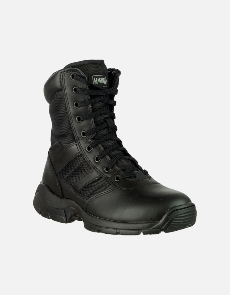 Panther 8.0 Side-Zip Leather/Nylon Black Safety Boots