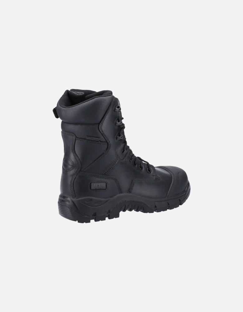 Rigmaster Side-Zip Leather Black Safety Boots