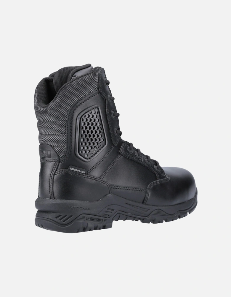 model Strike Force 8.0 Side-Zip CT CP WP Uniform Safety Boot Unisex in Black