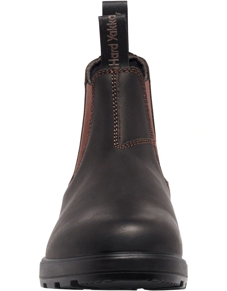 model Brunswick Waxy Boots Male in Brown Waxy