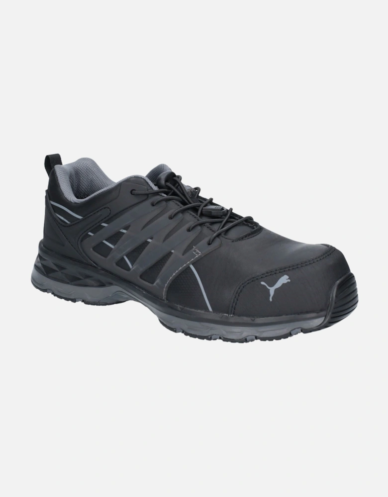 Velocity 2.0 Leather Black Safety Shoes