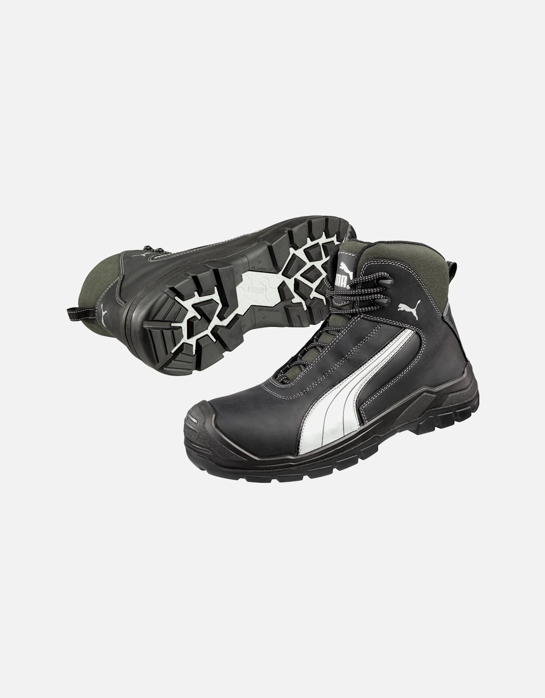 Cascades Mid Leather Black Safety Boots