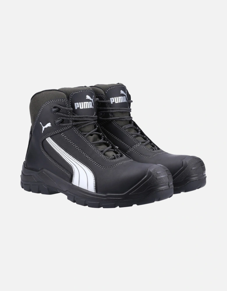 Cascades Mid Leather Black Safety Boots