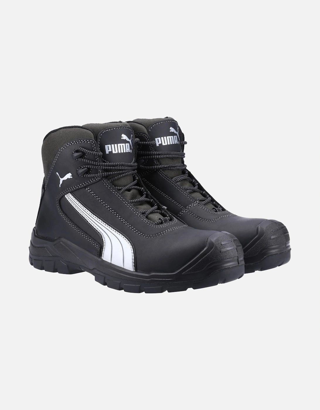 Cascades Mid Leather Black Safety Boots