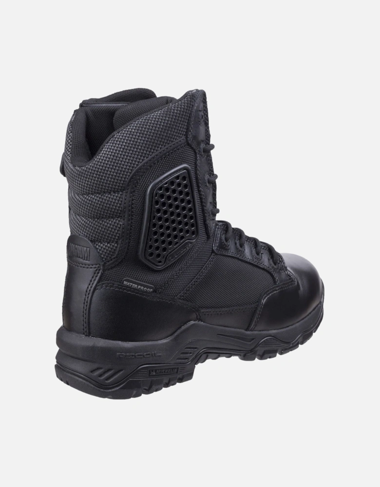 Strike Force 8.0 WP Side-Zip Leather Black Safety Boots