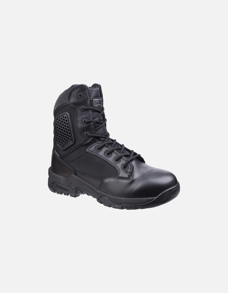 Strike Force 8.0 WP Side-Zip Leather Black Safety Boots