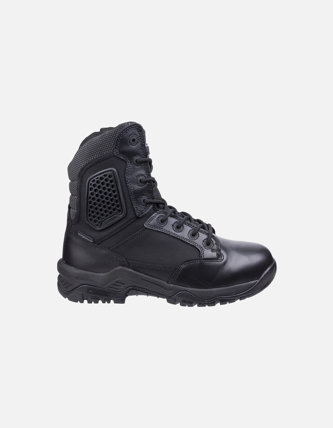 Strike Force 8.0 WP Side-Zip Leather Black Safety Boots